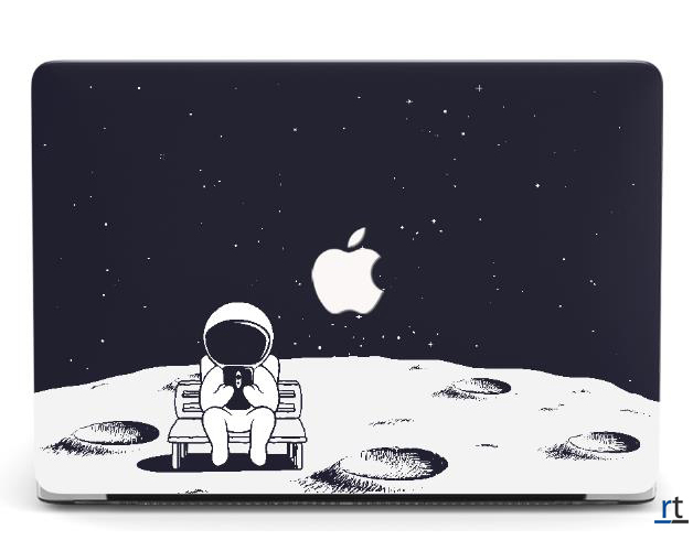 Matte Black Astronaut Hard Design Case for MacBook Air & Pro All Sizes