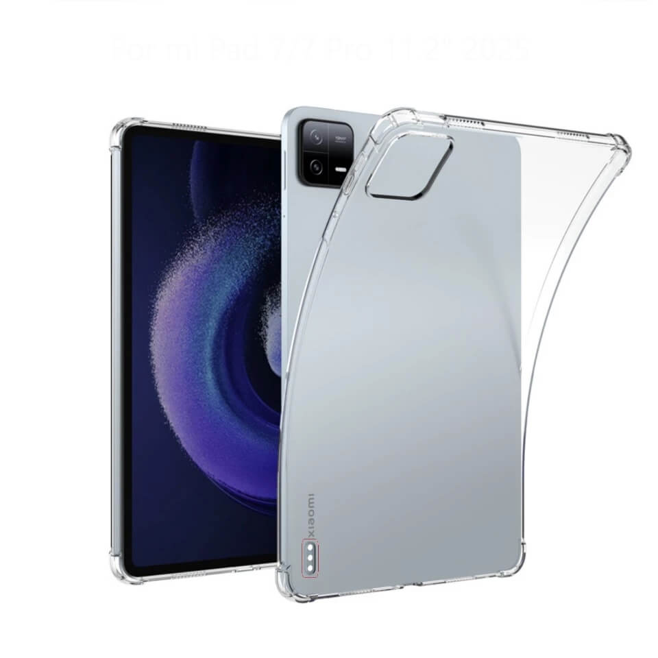 Silicon soft clear TPU back cover for Xiaomi & RedMi Pad