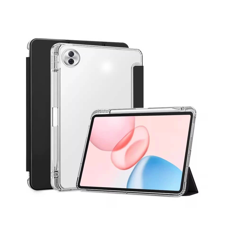 Honor Pad 9 Pro & Pad 10 Tri-fold Clear back Cover with Pen Slot