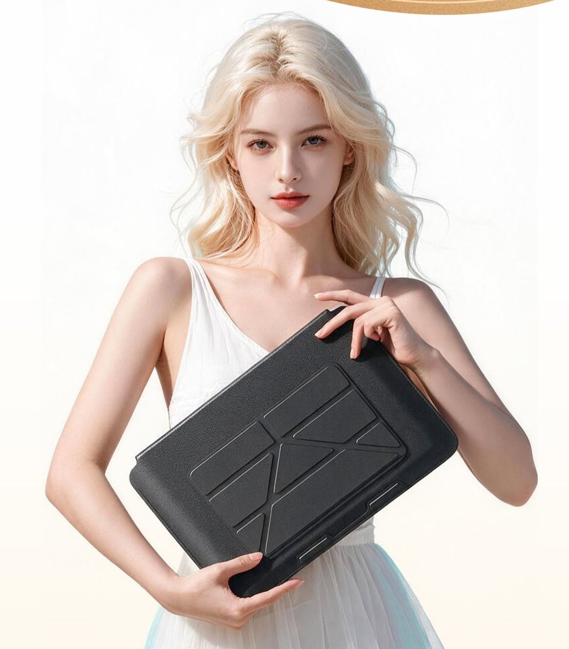 2in1 multi stand magnetic waterproof sleeve bag  for Tab