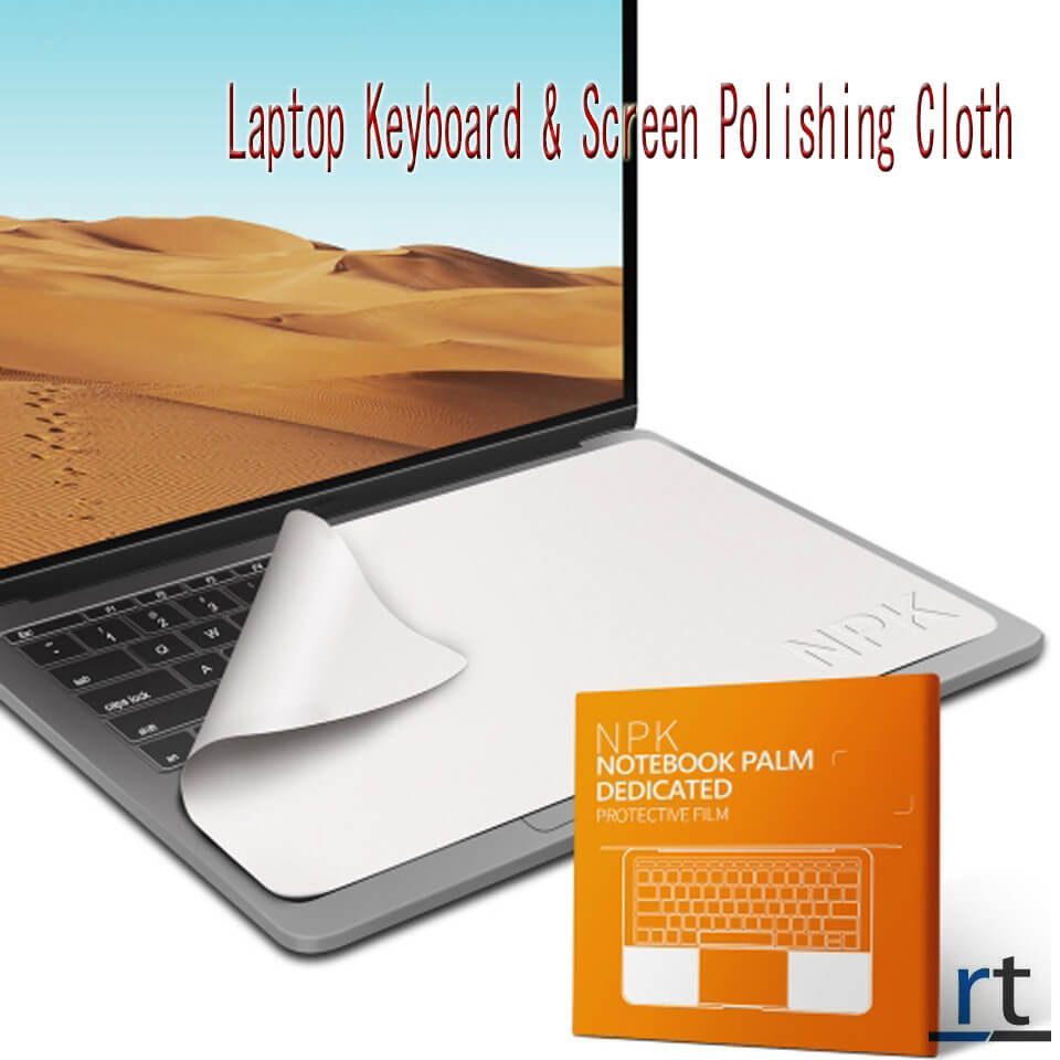Laptop Keyboard Cover & Screen Polishing Cloth