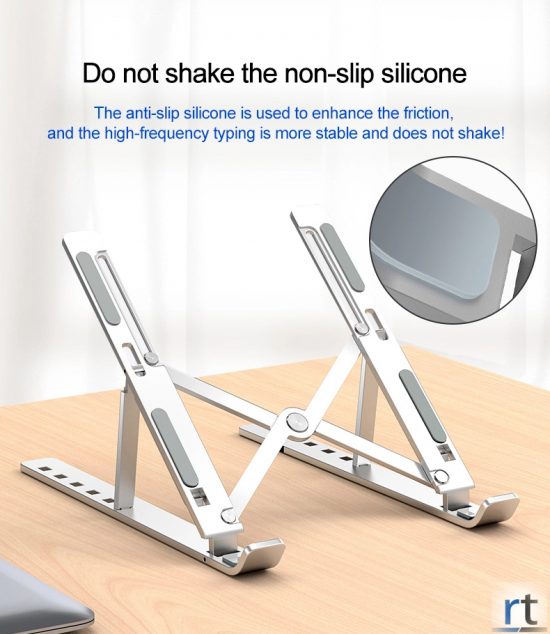 Adjustable Aluminum Ergonomic Laptop Stand