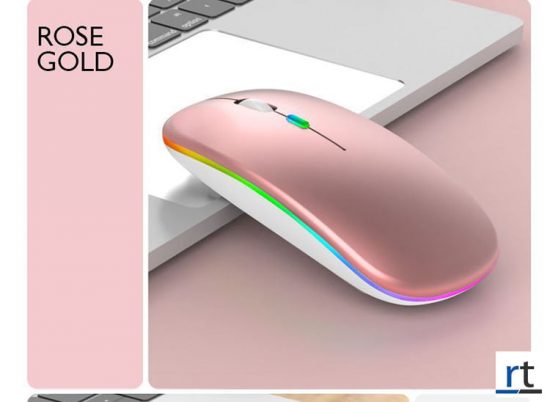 Rechargeable Colorful Wireless&Bluetooth Soundless Mouse