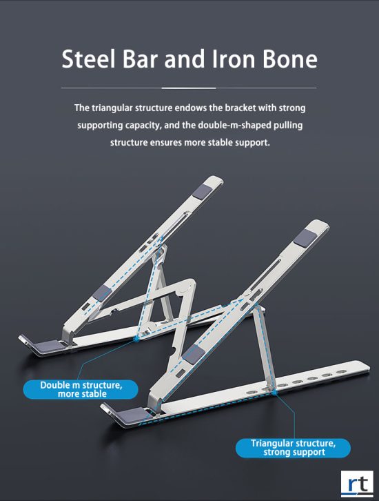 Aluminum Collapsible Laptop Stand