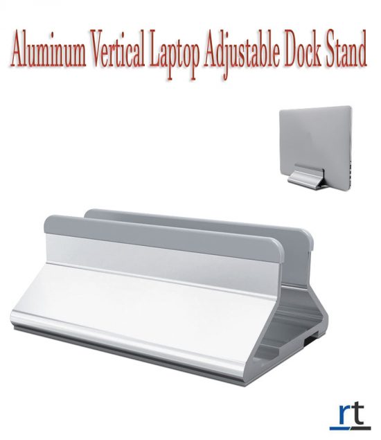Aluminum Vertical Laptop Adjustable Dock Stand