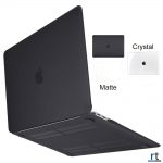 macbook matte black case hard shield cover