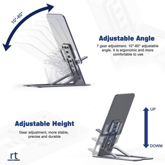 Aluminium 7 Gear adjustment iPad/tab/phone Stand