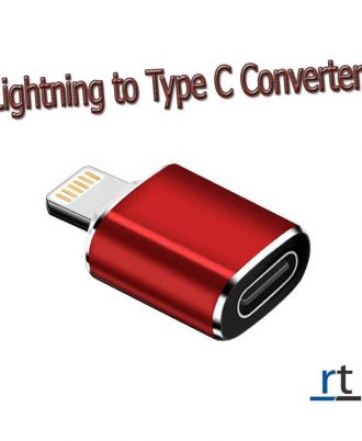 Lightning to Type C Converter. Charging & Data Transfer.