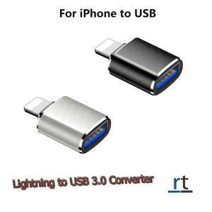 Lightning to USB 3.0 Converter.  Charging & Data Transfer.