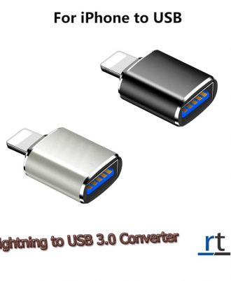 Lightning to USB 3.0 Converter.  Charging & Data Transfer.