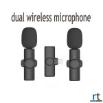 dual wireless microphone for iphone