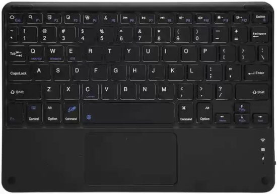 bluetooth keyboard with trackpad for ipad tab in bd