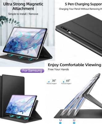 samsung galaxy tab magnetic flip cover